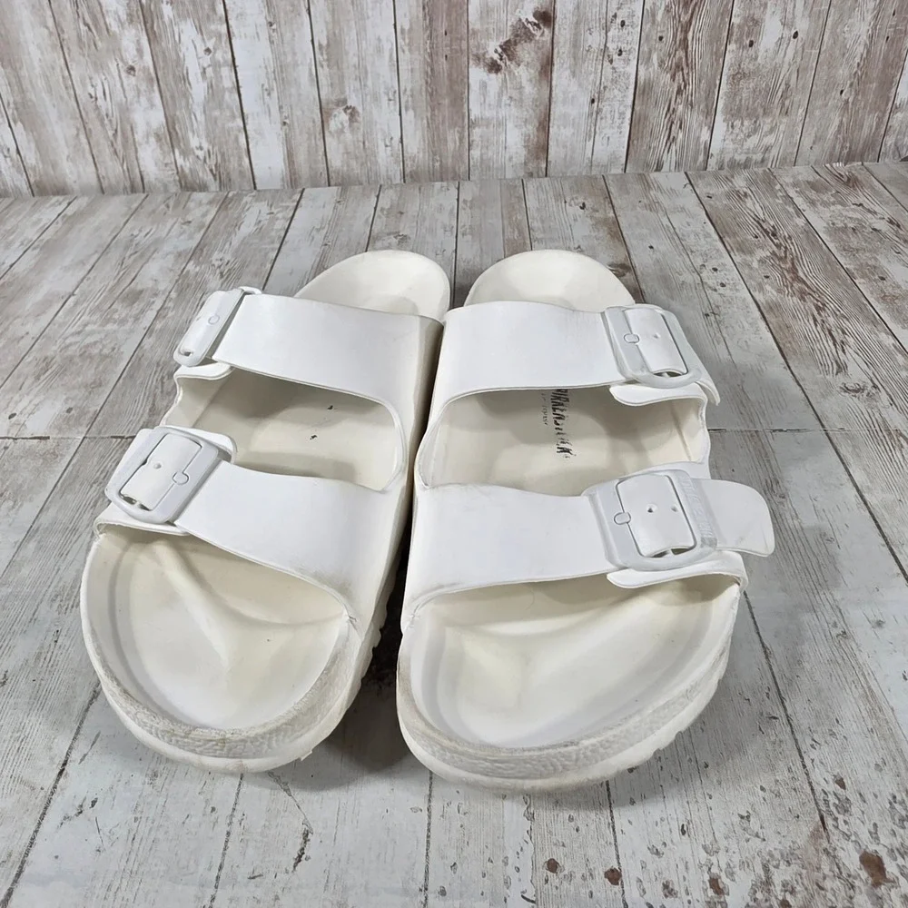Birkenstock Arizona EVA‎ White Waterproof Slide Sandals Mens 44 L13 M11